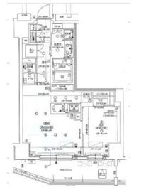 オープンレジデンシア池尻大橋 13階 間取り図