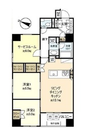 プレシス日本橋三越前セントル 3階 間取り図