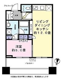 テラス渋谷美竹 7階 間取り図