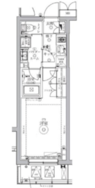 セジョリ自由が丘 402 間取り図