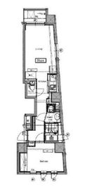 エクサム南麻布 402 間取り図