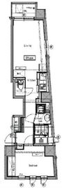 エクサム南麻布 502 間取り図