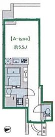 エクサム南麻布 301 間取り図