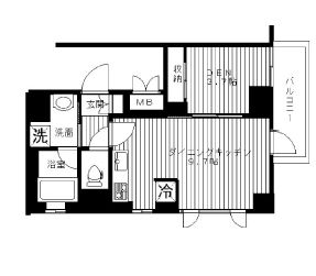 セリーズ門前仲町 902 間取り図