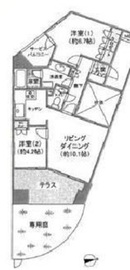 小田急コアロード広尾 1階 間取り図