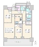 ザ・パークハウス晴海タワーズ クロノレジデンス 30階 間取り図