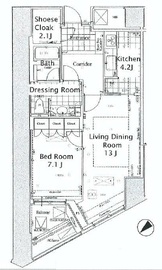 青山ザ・タワー 5階 間取り図