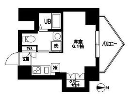 アクサス新宿タワーズイースト 5階 間取り図