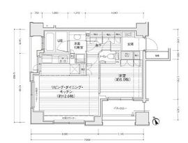 ドゥーエ銀座イースト1 402 間取り図