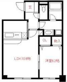 竹橋ヒルズ 908 間取り図