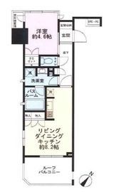 ライオンズアイル赤坂 12階 間取り図