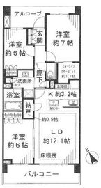 ザ・パークハウス二子玉川ガーデン 4階 間取り図