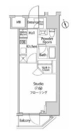 カーサスプレンディッド虎ノ門新橋 103 間取り図