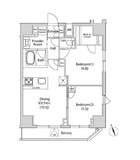 カーサスプレンディッド虎ノ門新橋 1402 間取り図