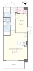イルミナーレ学大 405 間取り図