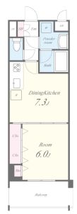 イルミナーレ学大 103 間取り図