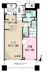 オリンピアード麻布霞坂 9階 間取り図