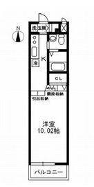 レジディア上野御徒町 806 間取り図