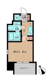 レジディア大森 706 間取り図