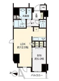 オープンレジデンシア文京本駒込 2階 間取り図