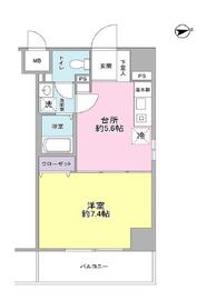 ヴェルデ東日本橋 203 間取り図