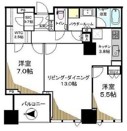 シティタワーズ豊洲ザ・シンボル 17階 間取り図