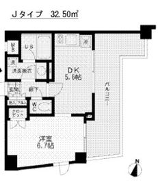 エスティメゾン哲学堂 805 間取り図