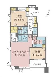 シティハウス目黒 3階 間取り図