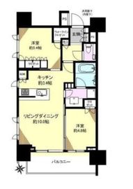 セントラルレジデンス御茶ノ水ヒルトップ 4階 間取り図