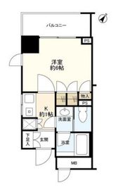 クオリア銀座 10階 間取り図