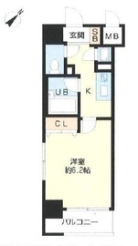 プロシード都立大学 1001 間取り図