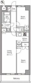 プライマル小石川 503 間取り図