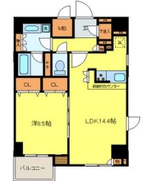 ナーベルお茶の水 906 間取り図