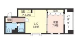 エスティメゾン銀座 1006 間取り図