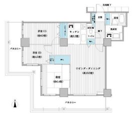ベルタワー 1803 間取り図