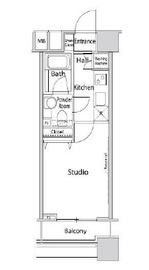 ファーストリアルタワー新宿 1412 間取り図