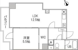 ログ武蔵小山 8階 間取り図