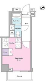 ログ武蔵小山 5階 間取り図