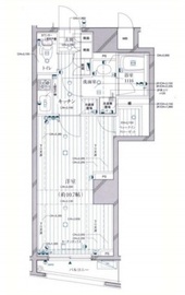 グラーサ西麻布 2階 間取り図