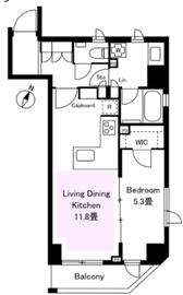 オープンレジデンシア日本橋三越前 8階 間取り図