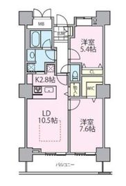 ロイヤルパークスタワー南千住 509 間取り図