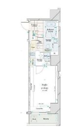 コンシェリア恵比寿 2階 間取り図