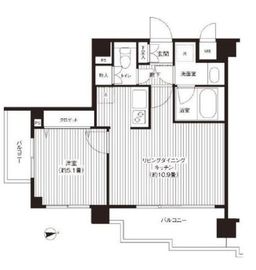 シャンドール目黒 401 間取り図