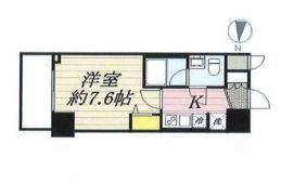 プレスタイル両国弐番館 6階 間取り図