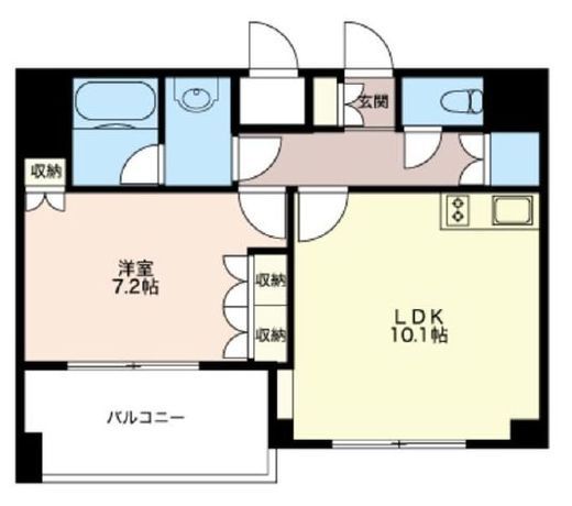 エスティメゾン浅草駒形 1005 間取り図