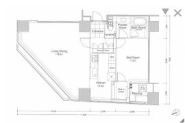 稲荷町タワー 902 間取り図