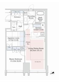 ラ・トゥール新宿グランド 2801 間取り図