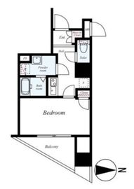 グランド・ガーラ南麻布 10階 間取り図