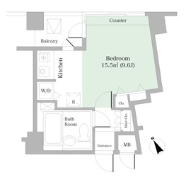 代官山ハイツ 706 間取り図