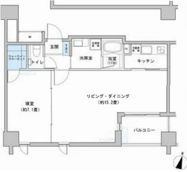 カッシア神田レジデンス 903 間取り図